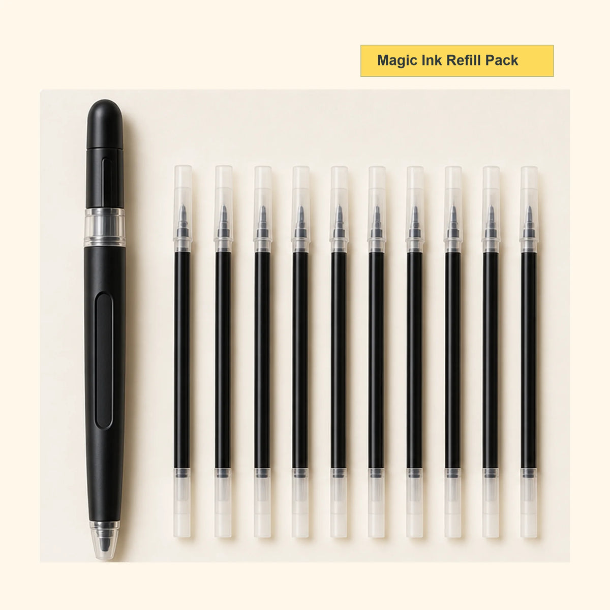 Playlumio Magic Ink Refill Pack with one magic ink pen and ten refills