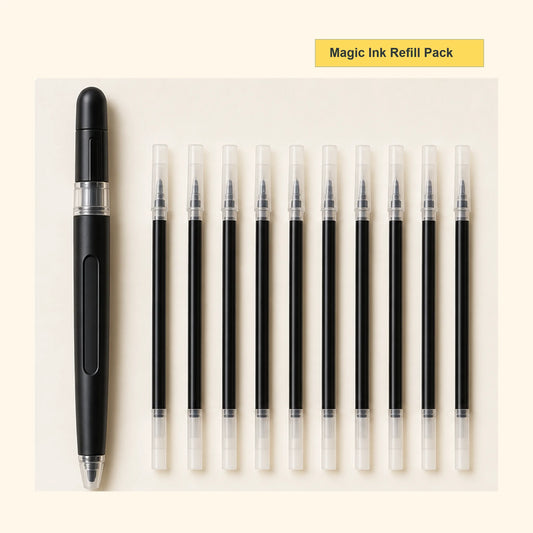 Playlumio Magic Ink Refill Pack with one magic ink pen and ten refills